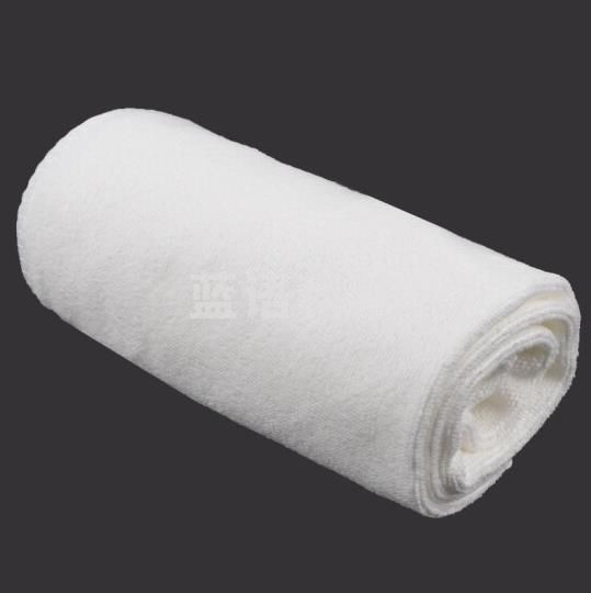 海斯迪克 HKY-71 多用途清洁抹布擦玻璃搞卫生厨房地板洗车毛巾 酒店物业清洁抹布30×60cm 白色(10条)