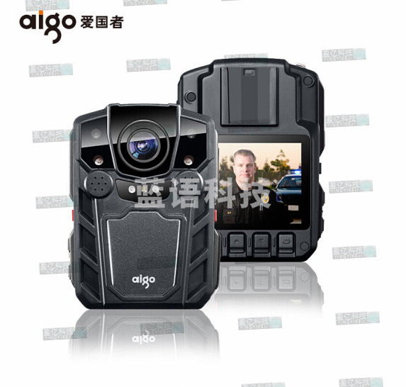 爱国者（aigo）DSJ-R7 记录仪 1296P高清红外夜视加密激光定位支持外接摄像头内置 128G