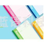 得力 7651 A5 无线装订软抄本办公记事本 混色 (单位：本）
