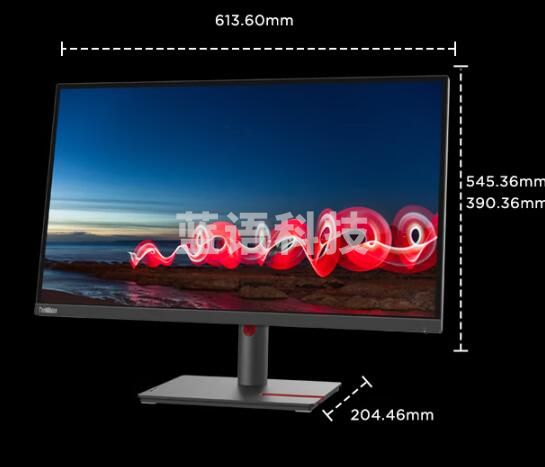 联想（ThinkVision）23.8英寸T24i  IPS屏 升降旋转 广色域 纤薄窄边框 可壁挂