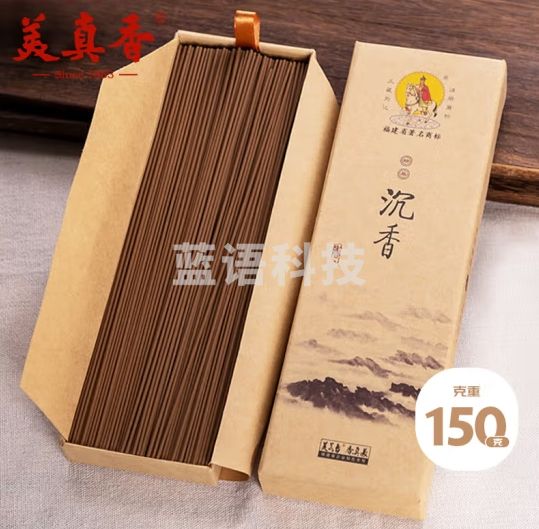 美真香 沉香线香熏香家用室内 沉香150g 22cm