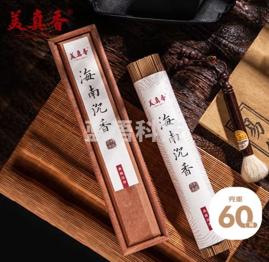 美真香 海南沉香线香卧室家用香薰熏香卧香 60g约230支