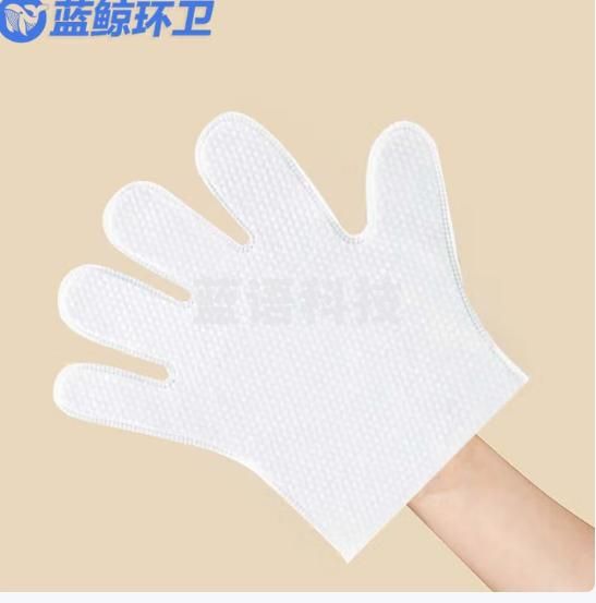 蓝鲸环卫 扫除百洁布干湿除灰多功能五指清洁手套 4包/40只 LJHW-9488
