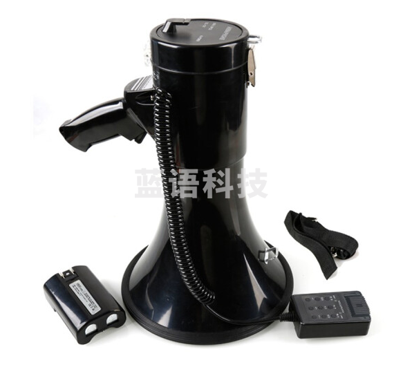 赛拓（SANTO）50W大功率手持喊话器 喇叭扩音器 可录音120秒 展会户外集会促销利器 9698