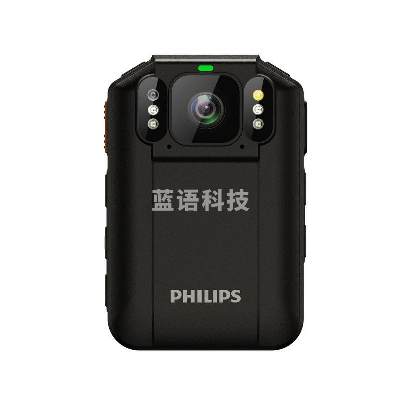 飞利浦(PHILIPS)VTR-8410双摄语音控制执法记录仪高清夜视随身录像仪4G远程实时回传 64G