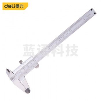 得力工具 型号 DL3941 游标卡尺 不锈钢游标 卡尺 高精度迷你油标卡尺 机械式游标卡尺 0-150mm