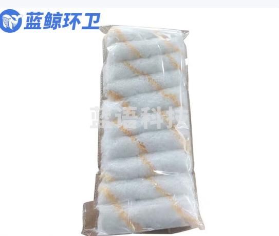 蓝鲸环卫 颜色随机小4寸混纺滚芯 油漆刷羊毛滚筒装修涂料刷墙工具滚筒刷十个装 （5包起购）LJHW-9104