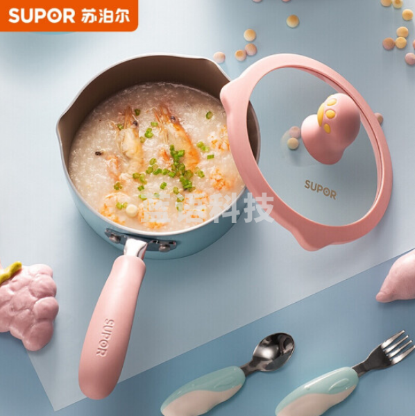 苏泊尔NT16F1-B 小馋喵辅食奶锅(精灵蓝)