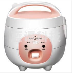 美的（Midea）电饭煲可拆洗内盖 黑晶不粘内胆1.6L电饭锅 YN161