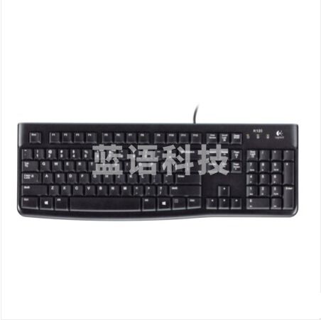 罗技(Logitech) K120有线键盘USB电脑台式机笔记本家用办公全尺寸键盘