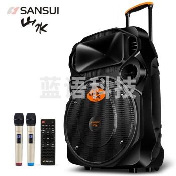 山水（SANSUI） A15-66 15英寸广场舞音响 便携式户外音响大功率移动蓝牙户外舞台音响音箱 旗舰版