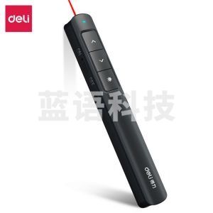 得力 2808P 激光投影笔 PPT翻页笔 无线演示器 黑色2808P