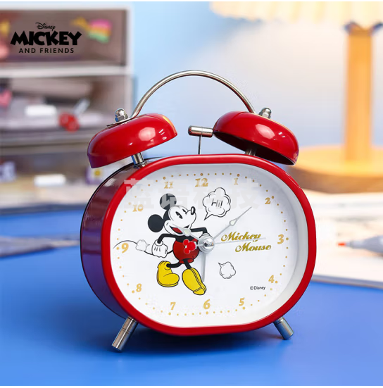 迪士尼（Disney）儿童闹钟 2023智能多功能创意卡通学生专用起床神器 米奇DM24985M