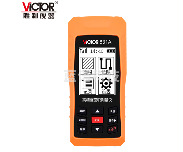 胜利仪器（VICTOR）高精度测亩仪 土地面积测量 量田地亩数 收割机用 计亩器VC831A