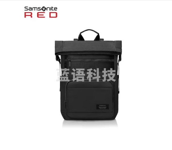 新秀丽（Samsonite）电脑包双肩背包15.6英寸男女书包旅行包黑色QE7