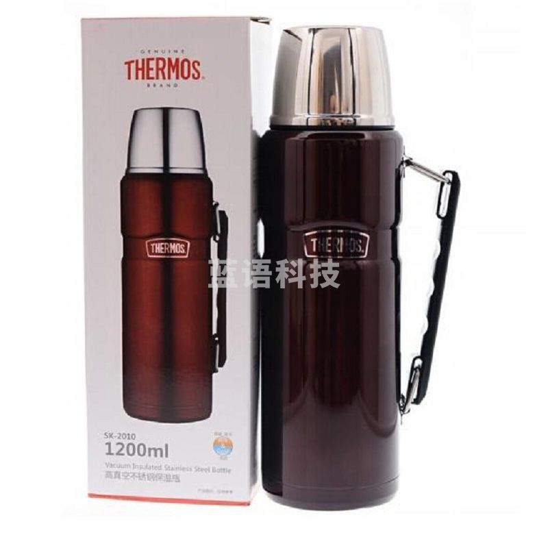 膳魔师 sk-2010-cbw 不锈钢保温杯桶瓶户外男女士水杯子热水壶 11cmX9.4cmX30.6cm 红棕色