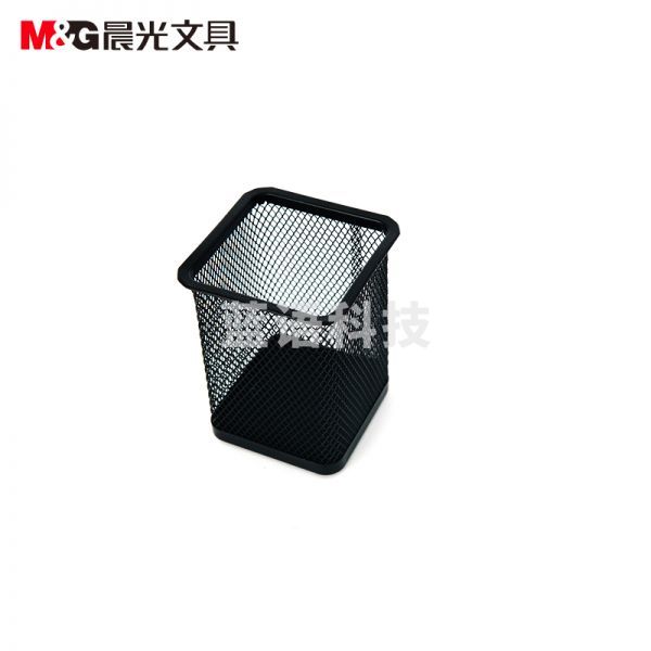 晨光M＆G金属笔筒ABT98402方形(黑色)