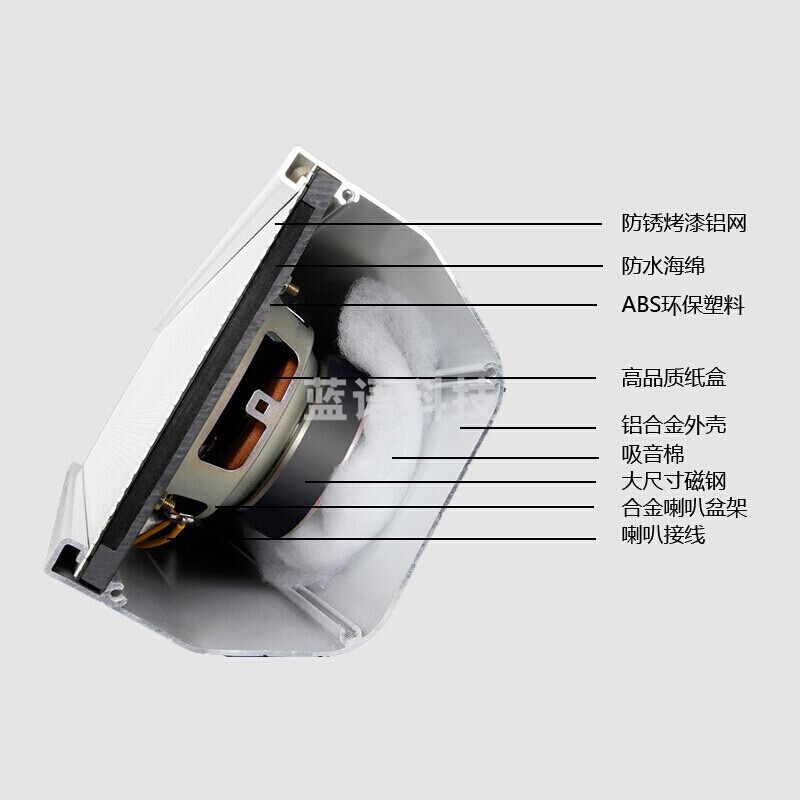 新科（Shinco）有源音柱防水室外无线蓝牙壁挂式音响套装 DA-110 主机