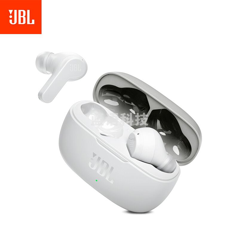 JBL Wave 200TWS 真无线半入耳式蓝牙耳机 音乐运动耳机 蓝牙5.0 苹果华为小米手机通用 象牙白