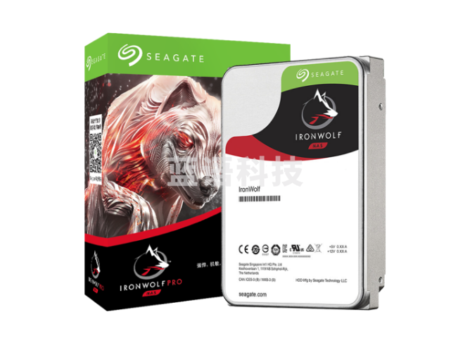 希捷(Seagate) ST10000NE000 NAS硬盘 10TB 256MB 7200转 PMR CMR垂直技术 网络存储 SATA 希捷酷狼PRO