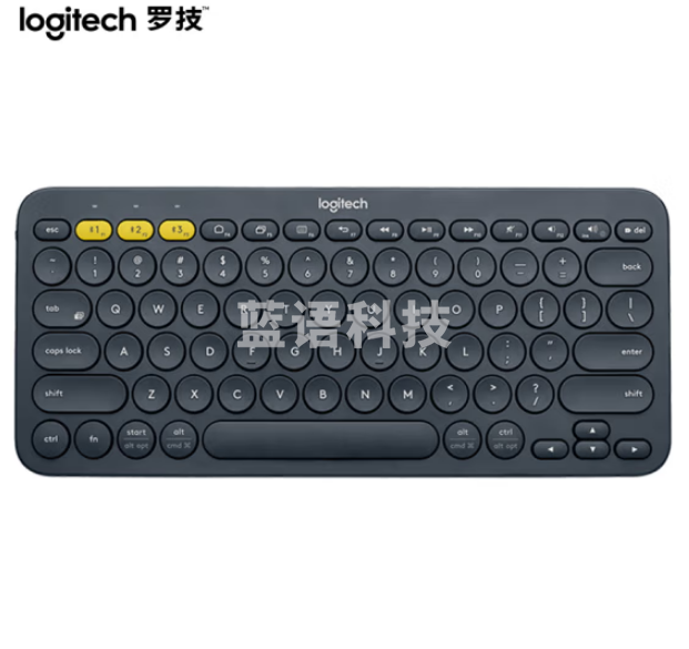 罗技（Logitech） K380 无线蓝牙键盘 深灰色