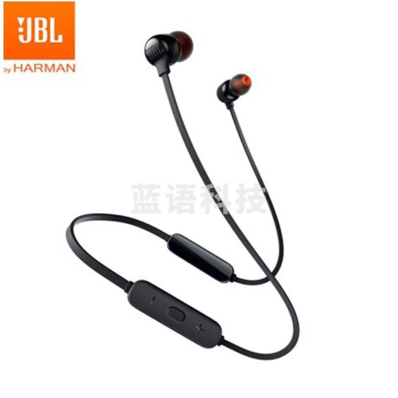 JBL T115BT 入耳式蓝牙无线耳机 手机通用 金属钛振膜 磁吸式带麦 黑色