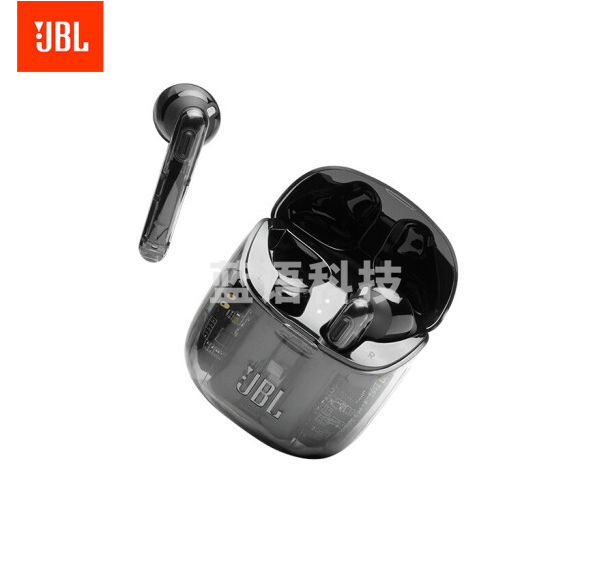 JBL TUNE225TWS Ghost 真无线蓝牙耳机 半入耳式运动跑步耳机 手机音乐双耳立体声华为小米苹果耳机 黑色
