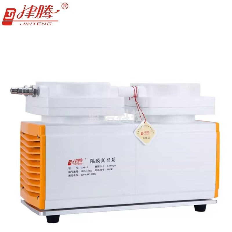 津腾（JINTENG）无油隔膜真空泵防腐GM-2蒸馏泵 固相萃取泵 真空抽气泵过滤抽滤泵 GM-2（防腐型）