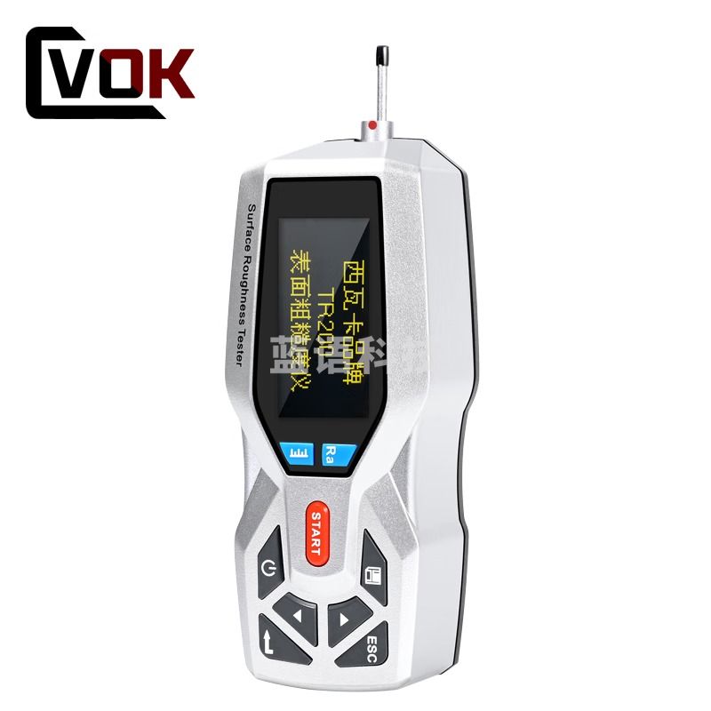 西瓦卡高精度手持式表面粗糙度测量仪便捷式SF210光洁度检测仪粗糙度仪 多功能TR200 I型（塑胶壳）