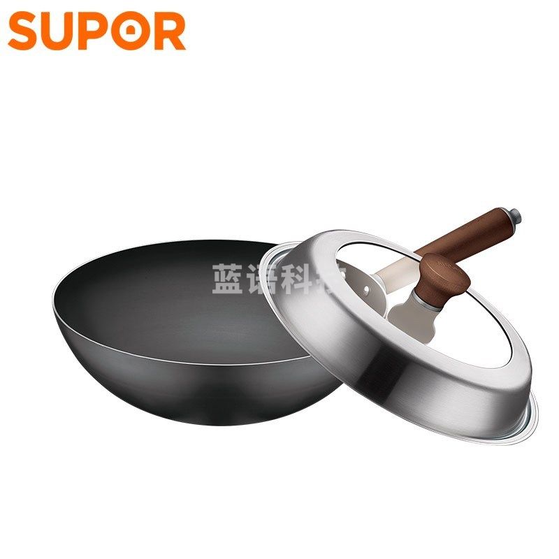 苏泊尔CC30AA2 芯铁真不锈炒锅·钢玻 30cm