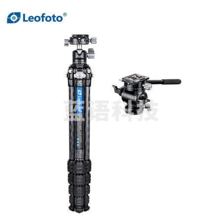 徕图（Leofoto）LS-225C+LH-25R+BV-1R单反微单相机摄影便携无中轴碳纤维三脚架双全景云台套装