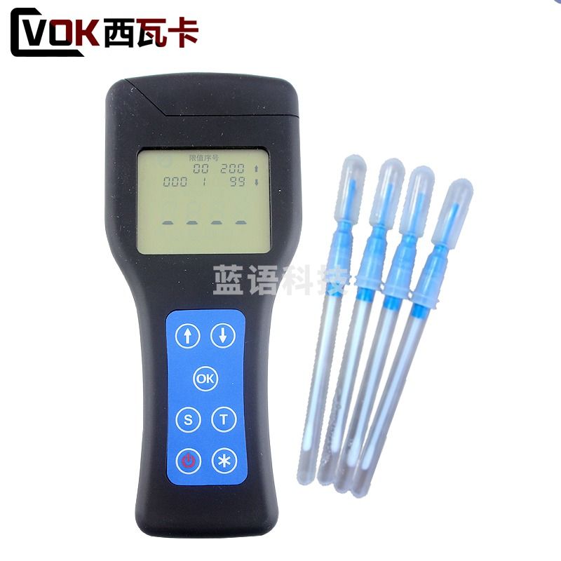 西瓦卡 ATP荧光检测仪食品残留物微生物细菌检测仪表面洁净度检测仪 一代按键款+拭子1包 按键款+试子一包