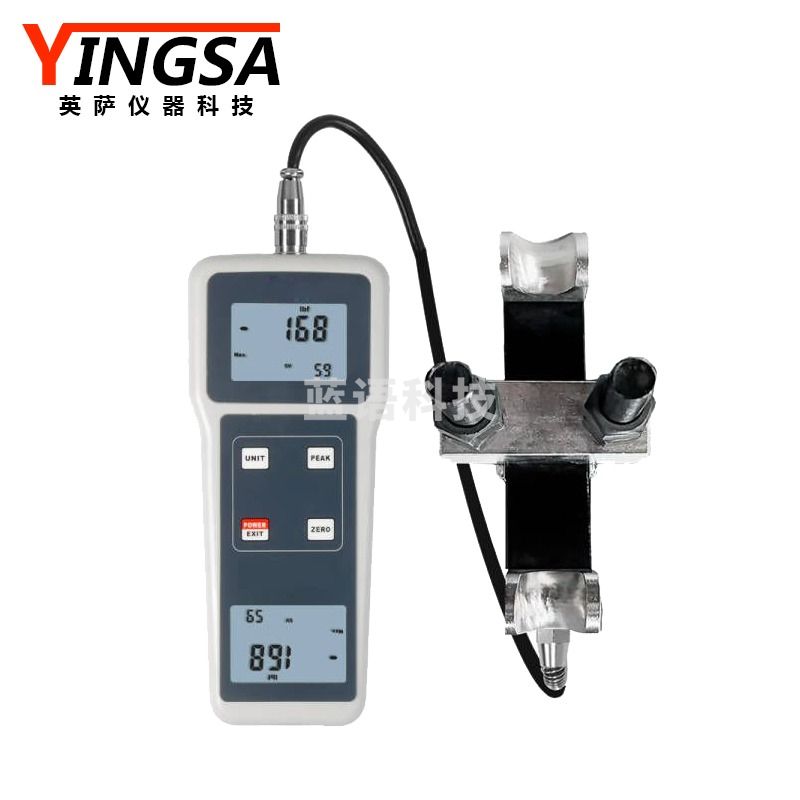 英萨YS-104旁压张力测试仪钢丝绳索张力仪电梯绳索张力计锚索测力计 YS-104-5000K