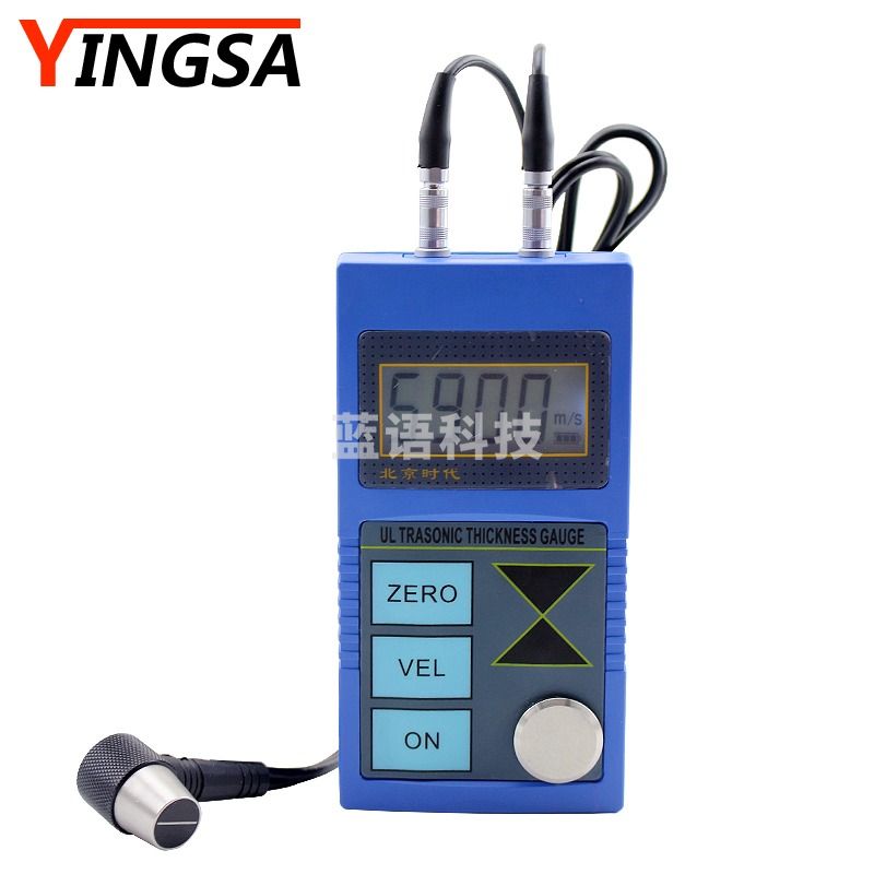 北京时代超声波测厚仪TT110/120塑胶玻璃陶瓷金属钢板管道壁厚测厚仪 TT100无背光
