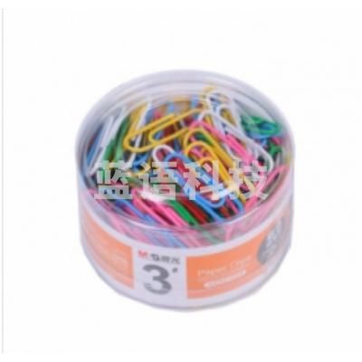 晨光（M&G） 晨光文具 办公用3号彩色回形针曲别针PVC筒装