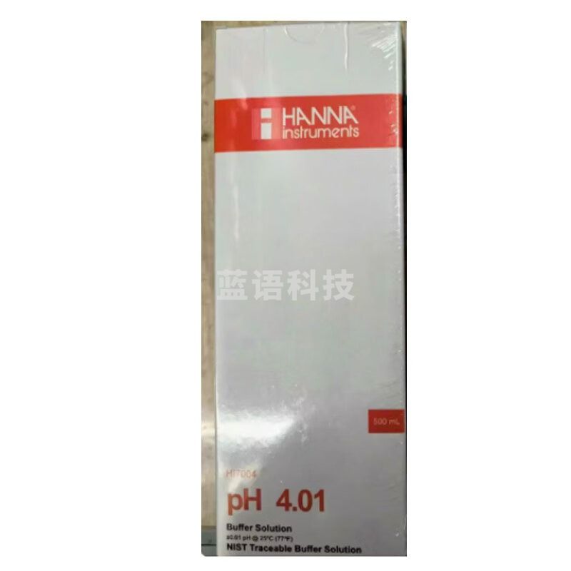 哈纳HANNA HI98103 pH测定仪笔式便携式酸度计pH检测仪 HI7004L瓶装pH4.01校准液500ml