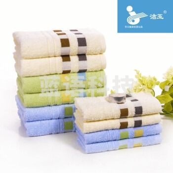 孚日洁玉 DB003F 34*76cm 纯棉柔软吸水毛巾 配色(单位：条)