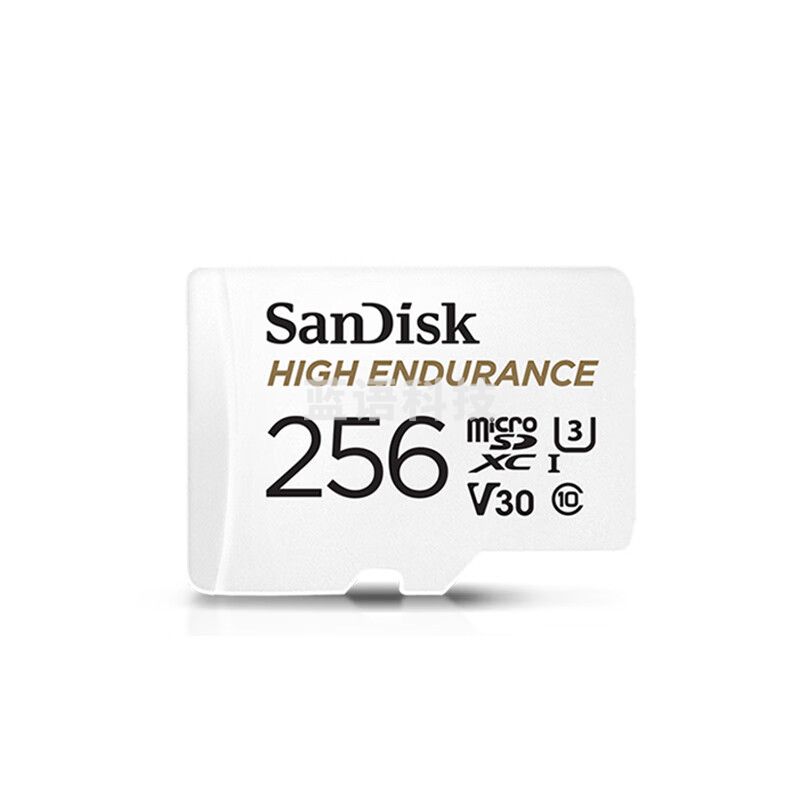 闪迪（SanDisk）256GB TF（MicroSD）内存卡 4K V30 U3 行车记录仪&安防监控内存卡 读速100MB/s SDSQQNR-256G-ZN6IA
