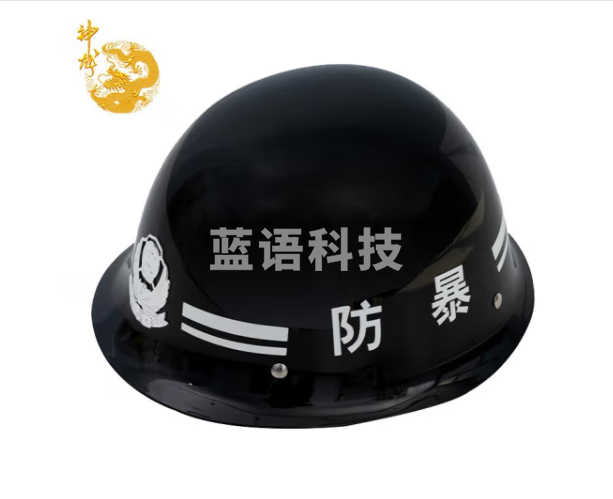 神龙 【有检测报告】防暴头盔 保安头盔安保器材防护头盔勤务防暴盔 物业学校保安室执勤巡逻队