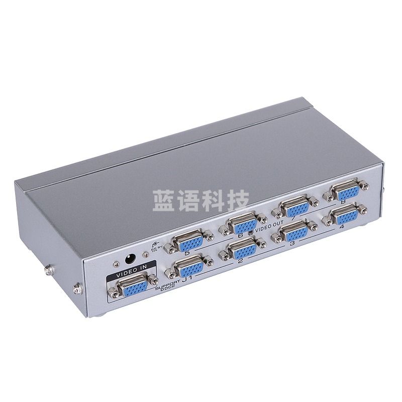 迈拓维矩MT-5008高清1进8出电脑显示器工程级VGA分配器TJRRSFYJD202302192027001