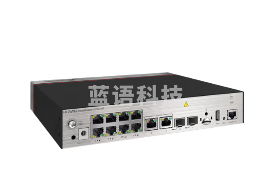 华为企业级防火墙千兆10*GE RJ45+2*GE SFP含SSL VPN 100用户网络安全管理桌面型 USG6110E-AC