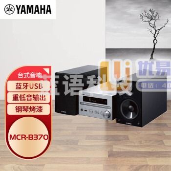 雅马哈（YAMAHA）MCR-B370+BP112 音响音箱 桌面音响 组