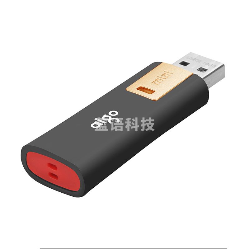爱国者（aigo）64GB USB3.0 U盘 L8302写保护 黑色 防病毒入侵 防误删 高速读写U盘