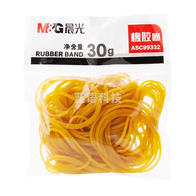 晨光（M&G）30g弹力橡皮筋 办公文具财务用品耐用橡胶圈 扎捆牛皮筋  ASC99332