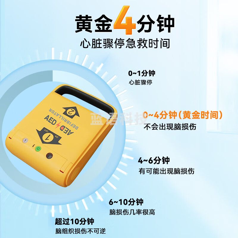 Amoul 安保i5半自动体外急救公共场所心肺复苏便携