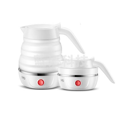 苏泊尔（SUPOR）SW-06J001 食品级硅胶 折叠双电压烧水壶 旅行便携电水壶 0.6L 电热水壶