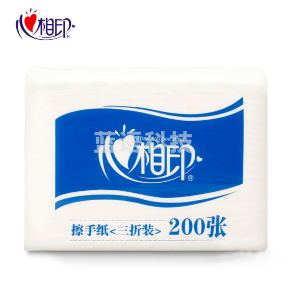 心相印商务擦手纸 CS001 225cm*215cm*1层/张 200张/包