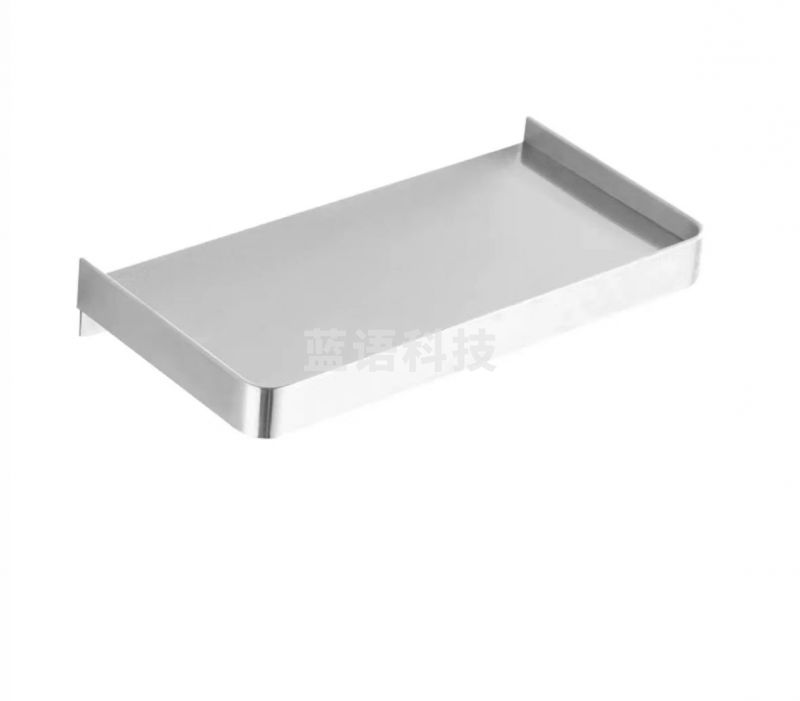 不锈钢卫生间手机置物架 卫生间厕所壁挂式手机置物架 18.5*9cm 亮银色