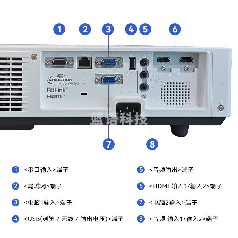 松下（Panasonic）PT-LMZ420C激光投影仪 家用办公白天会议室专用家庭影院培训教学商务机（WUXGA 4500流明）