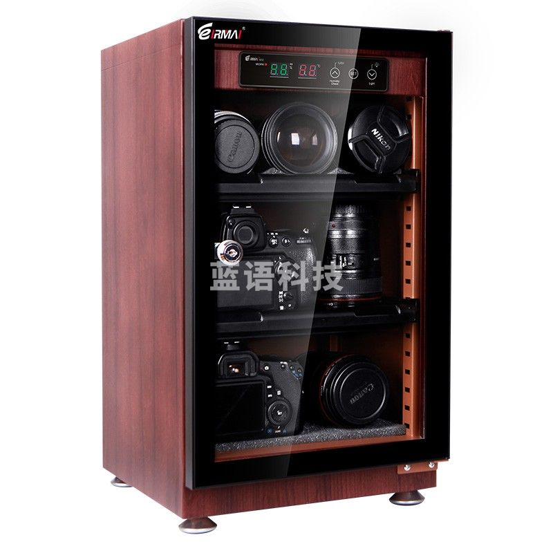 锐玛（EIRMAI）MRD-45W 单反相机干燥箱镜头防潮箱电子防潮柜 办公家用邮票 干燥柜 升级木纹系列